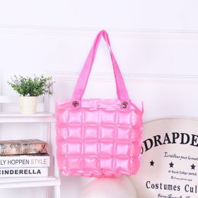 Clarissa Inflatable Tote Purse (Color: pink)
